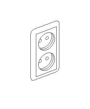 Electronic Outlet -220v-Hor