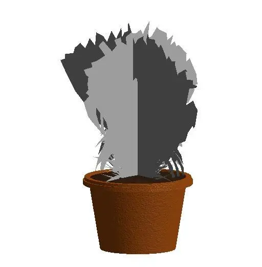 Indoor Pot with Plant Options — preview 1, by chimso (RevitCity, CC0)