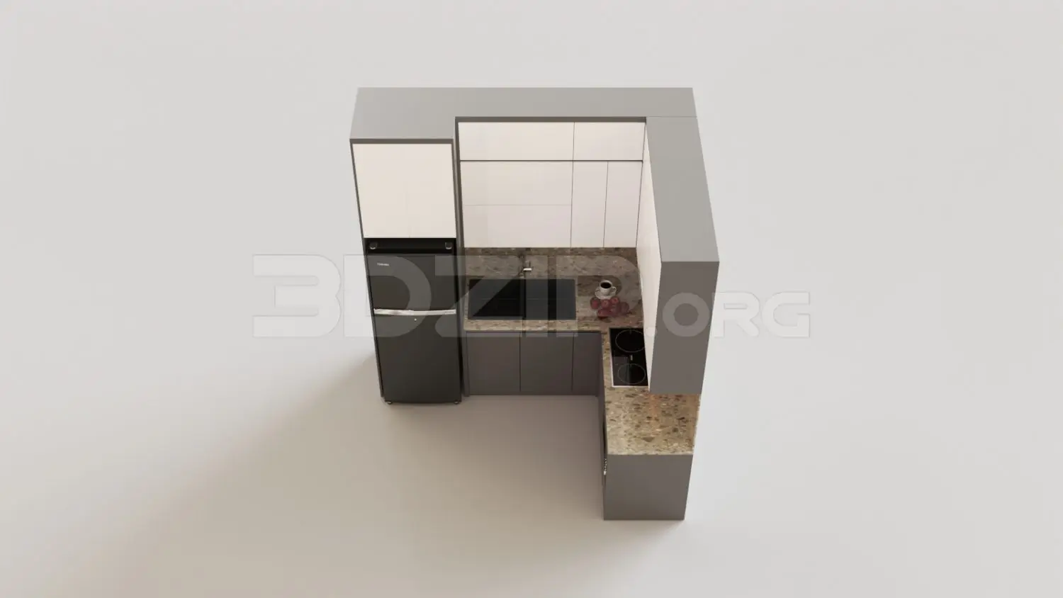 Kitchen — preview 1 (3dzip, CC0)