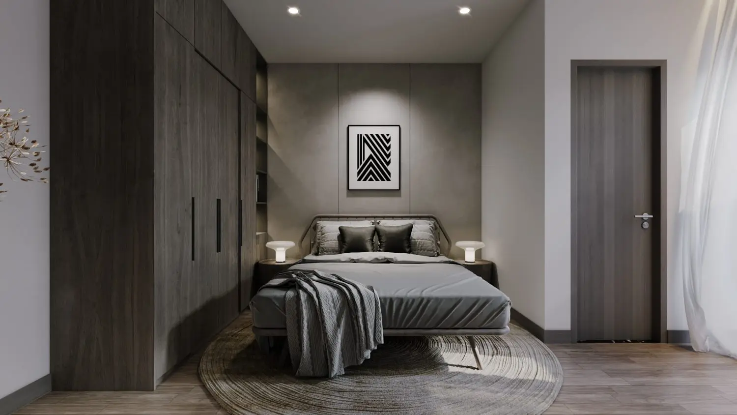 Bedroom Interior — preview 1, by Phong Nguyen (3dzip, CC0)