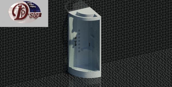 Corner shower