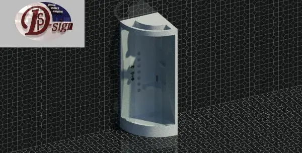 Corner shower