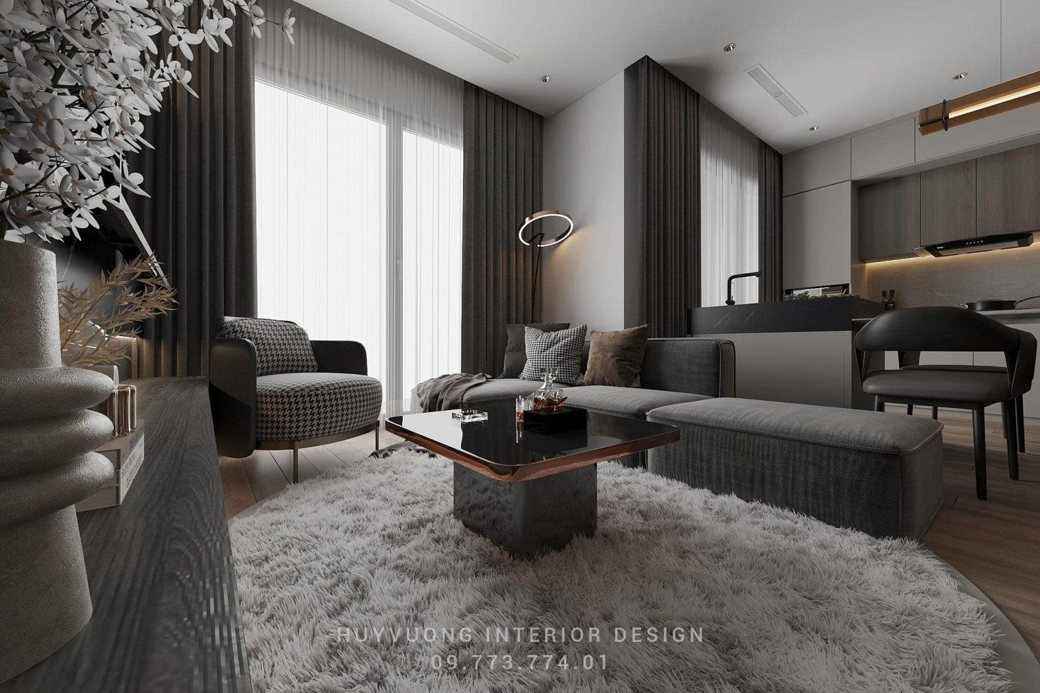 Living Room – Kitchen Interior