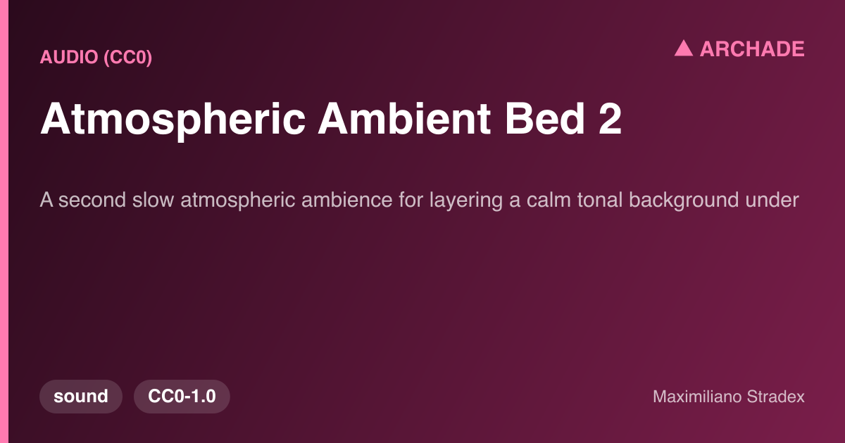 Atmospheric Ambient Bed 2