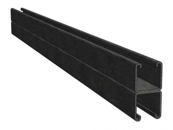 Slotted Metal Framing - Back to Back Strut