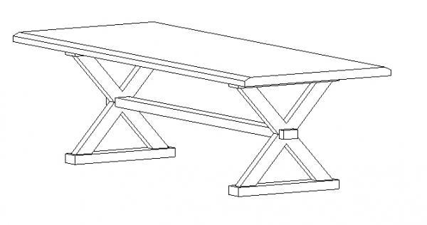 Christian Liaigre Courrier Dining Table