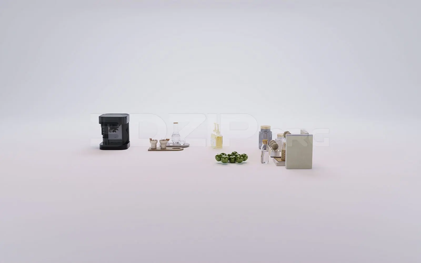 Tableware Kitchen — preview 1 (3dzip)