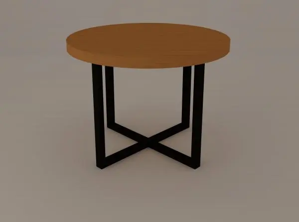 Circular Table with Straight leg — preview 1, by Kalaignanam Dhanabalan (RevitCity, CC0)