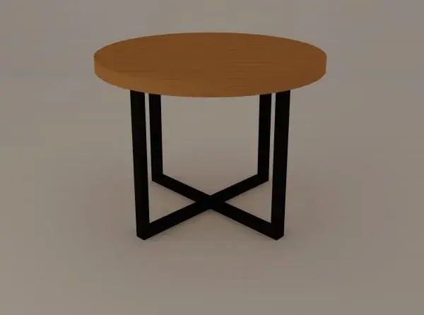 Circular Table with Straight leg