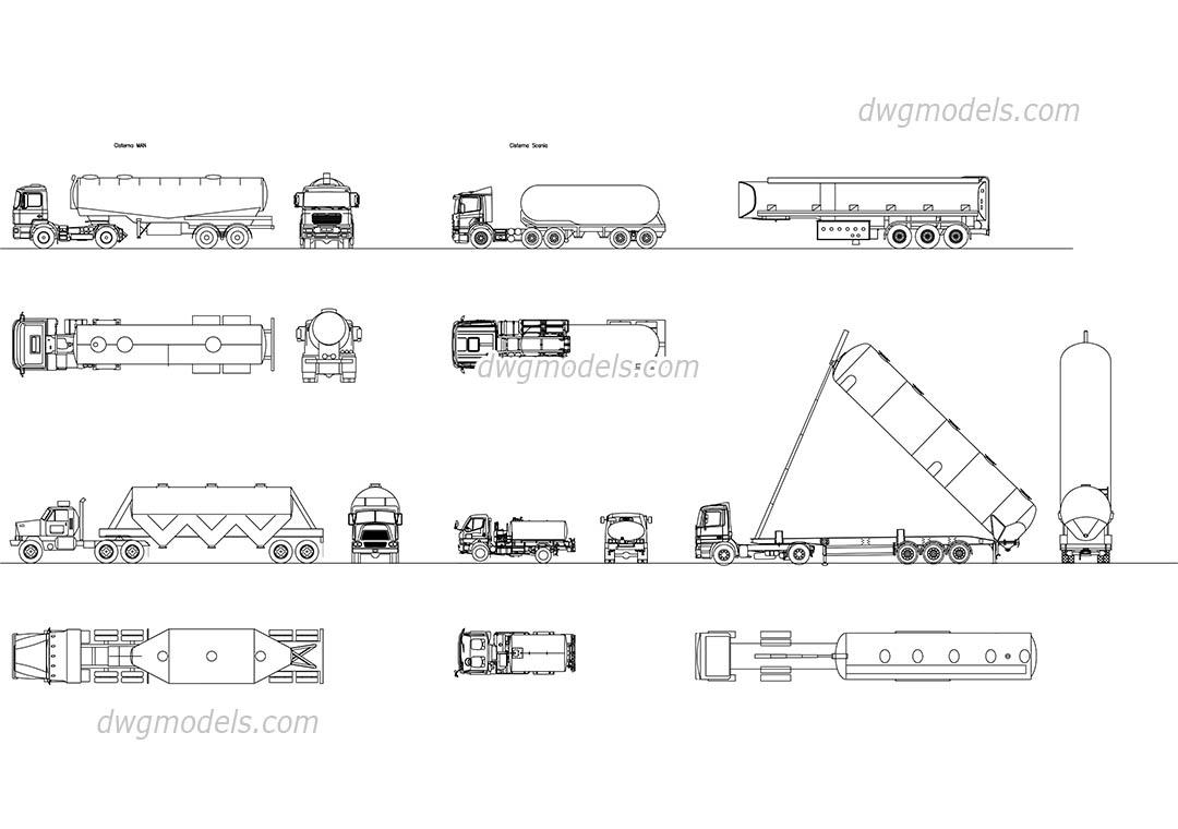 Tanker truck set