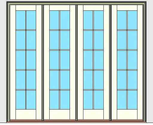 Kolbe Ultra Series Inswing Entrance Door 4-Wide Oak Sill Units