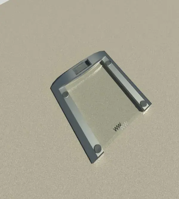 Weight Watchers Glass Digital Bathroom Scale