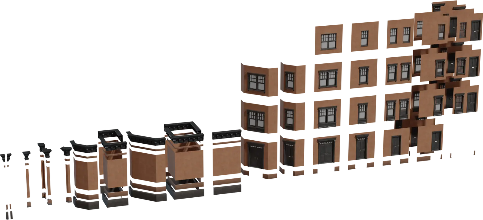 Modular Urban Apartments Facade
