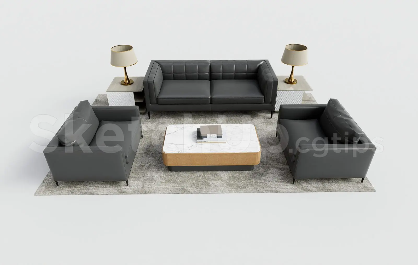 Office Sofa — preview 1 (cgtips)