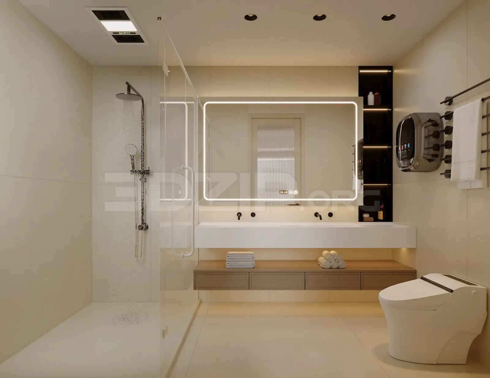 Bathroom Interior — preview 1 (3dzip)