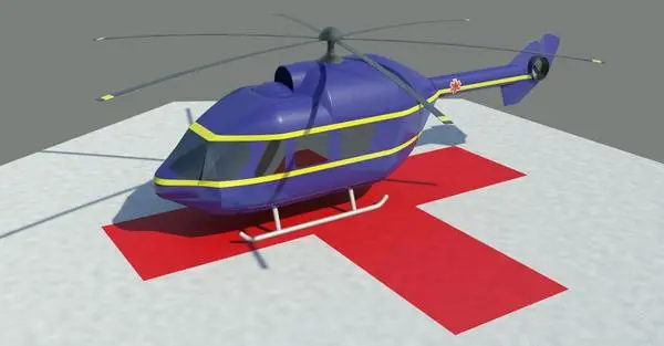 Life Flight Helicopter