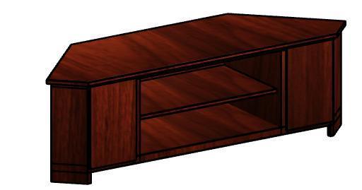 Corner TV stand