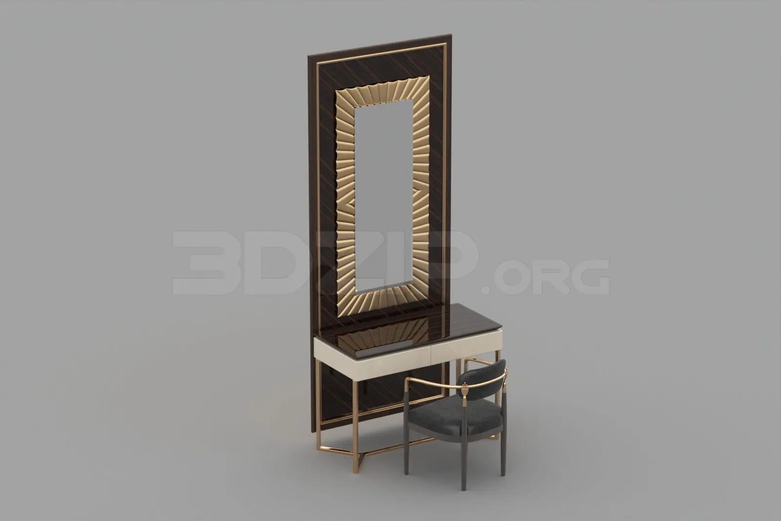 Dressing Table — preview 1, by Trung Kien Kts (3dzip, CC0)