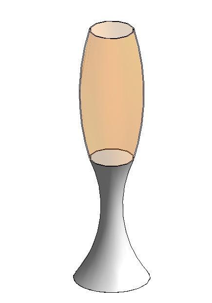 Vase-Shape Touch Lamp