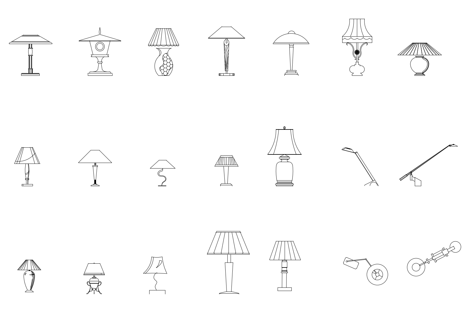 Table lamps 2