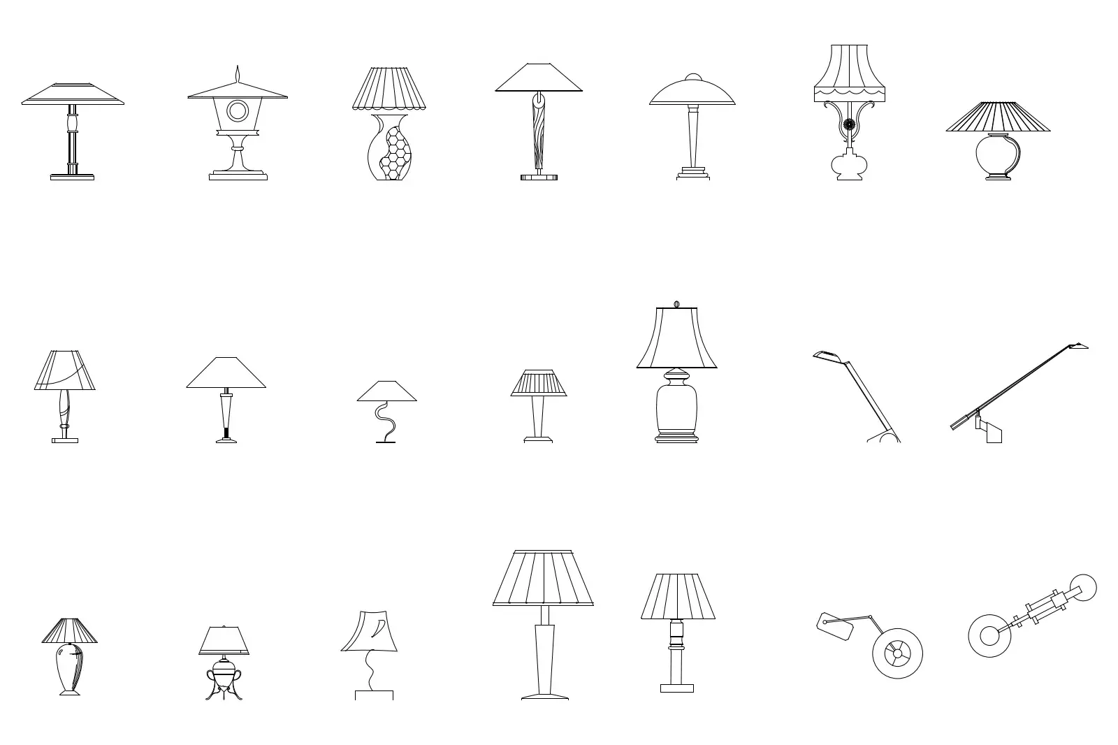 Table lamps 2