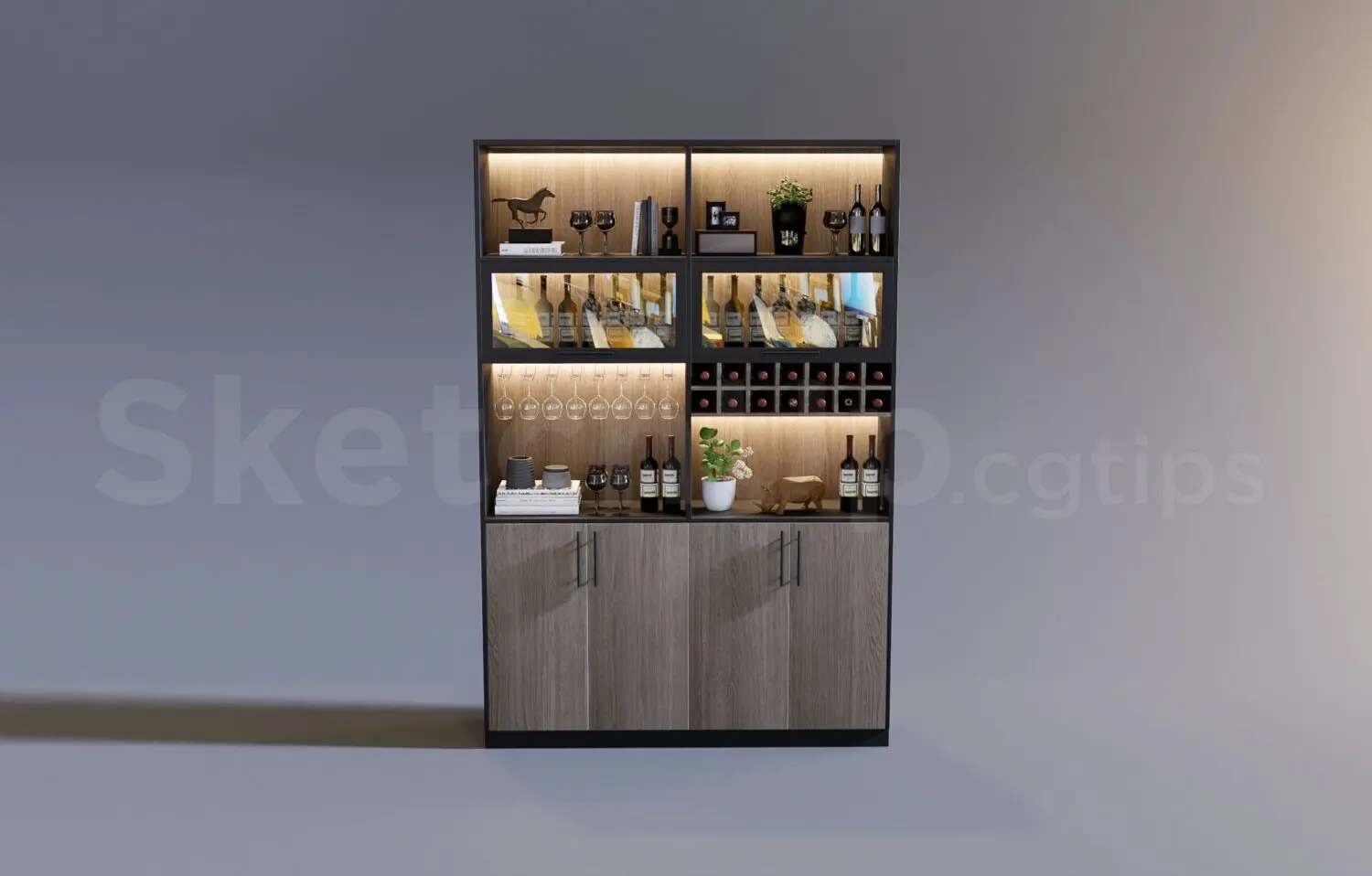 Wine Cabinet — preview 1 (cgtips, CC0)