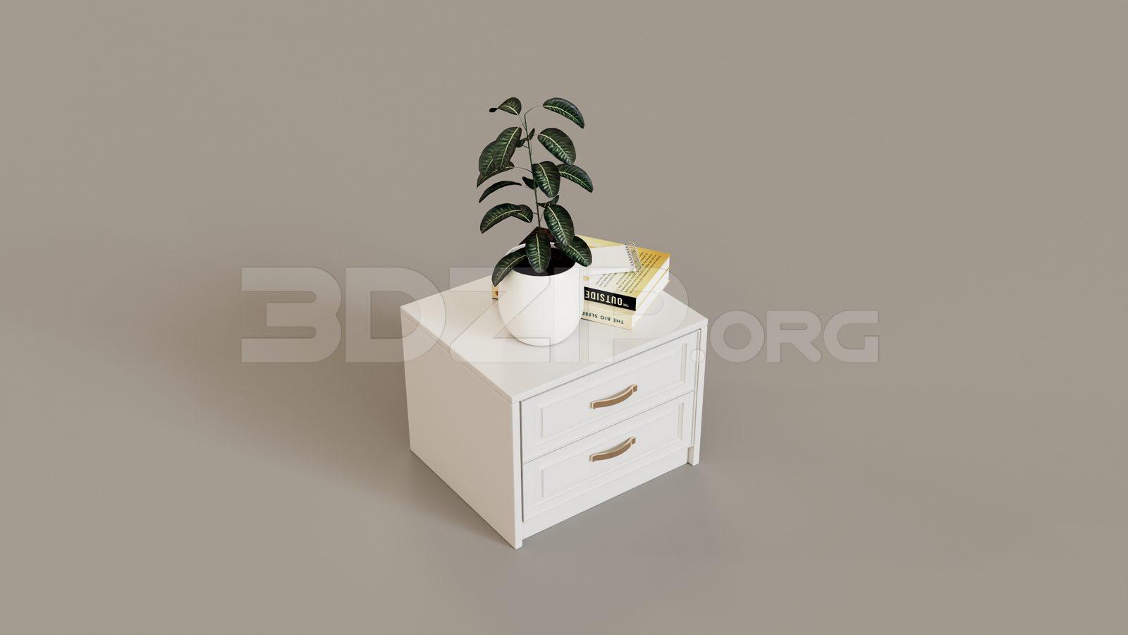 Bedside Table — preview 1 (3dzip)