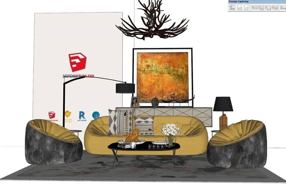 Interior Livingroom Scene