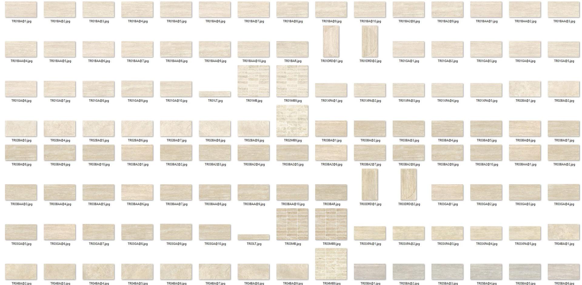 Full Collection Travertine & Stone Tile Texture Maps