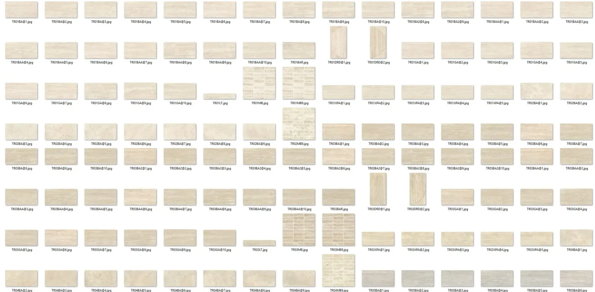 Full Collection Travertine & Stone Tile Texture Maps