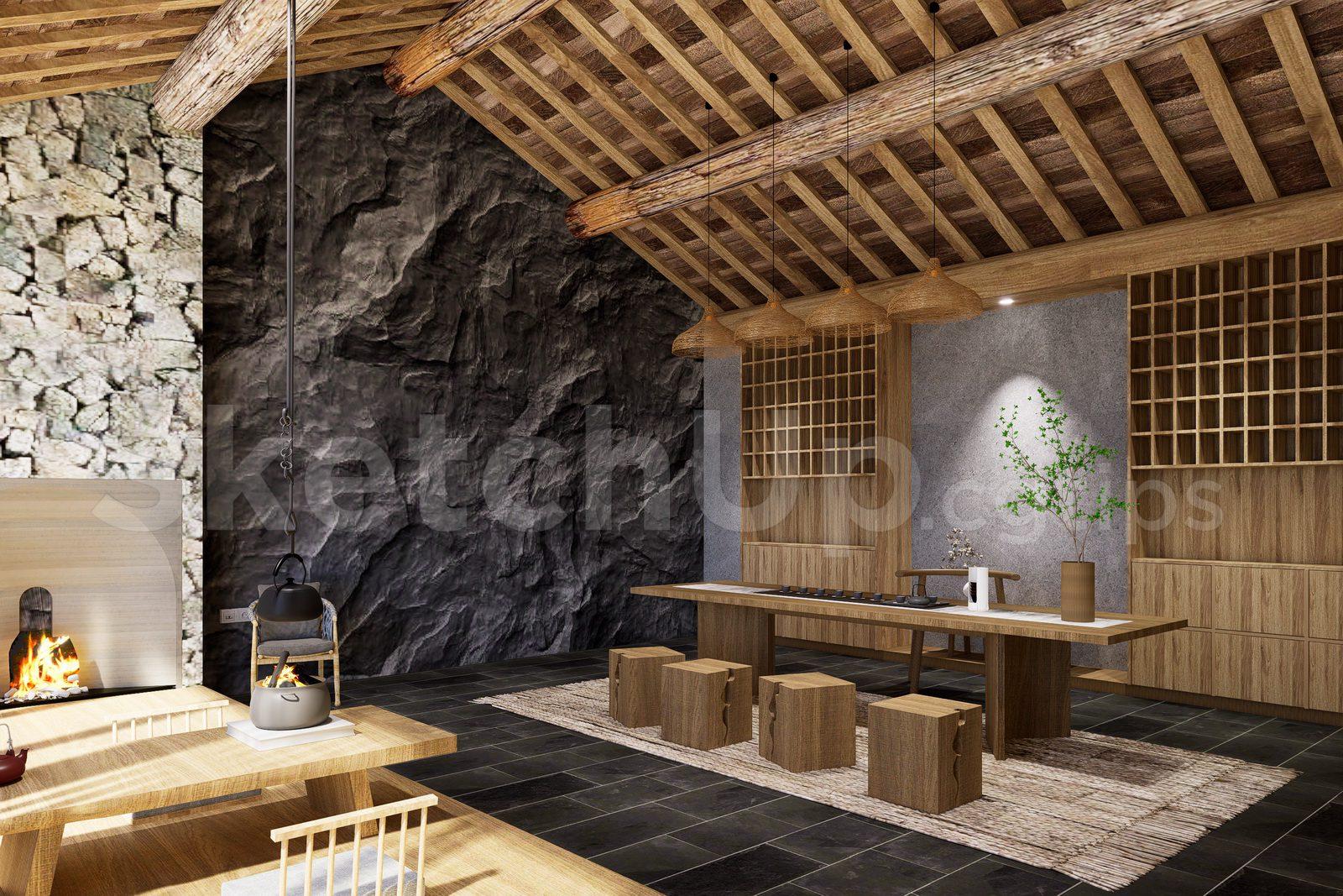 Tea Room Interior