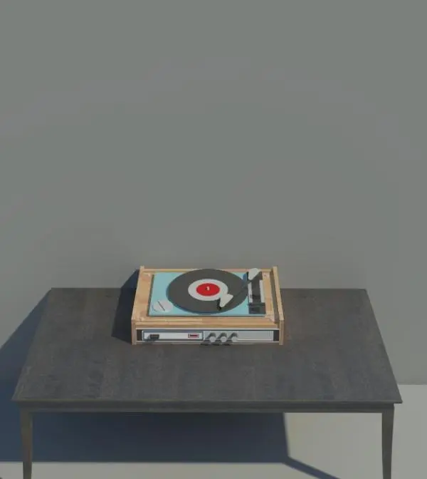 Record Player — preview 1, by Rerrehs (RevitCity, CC0)