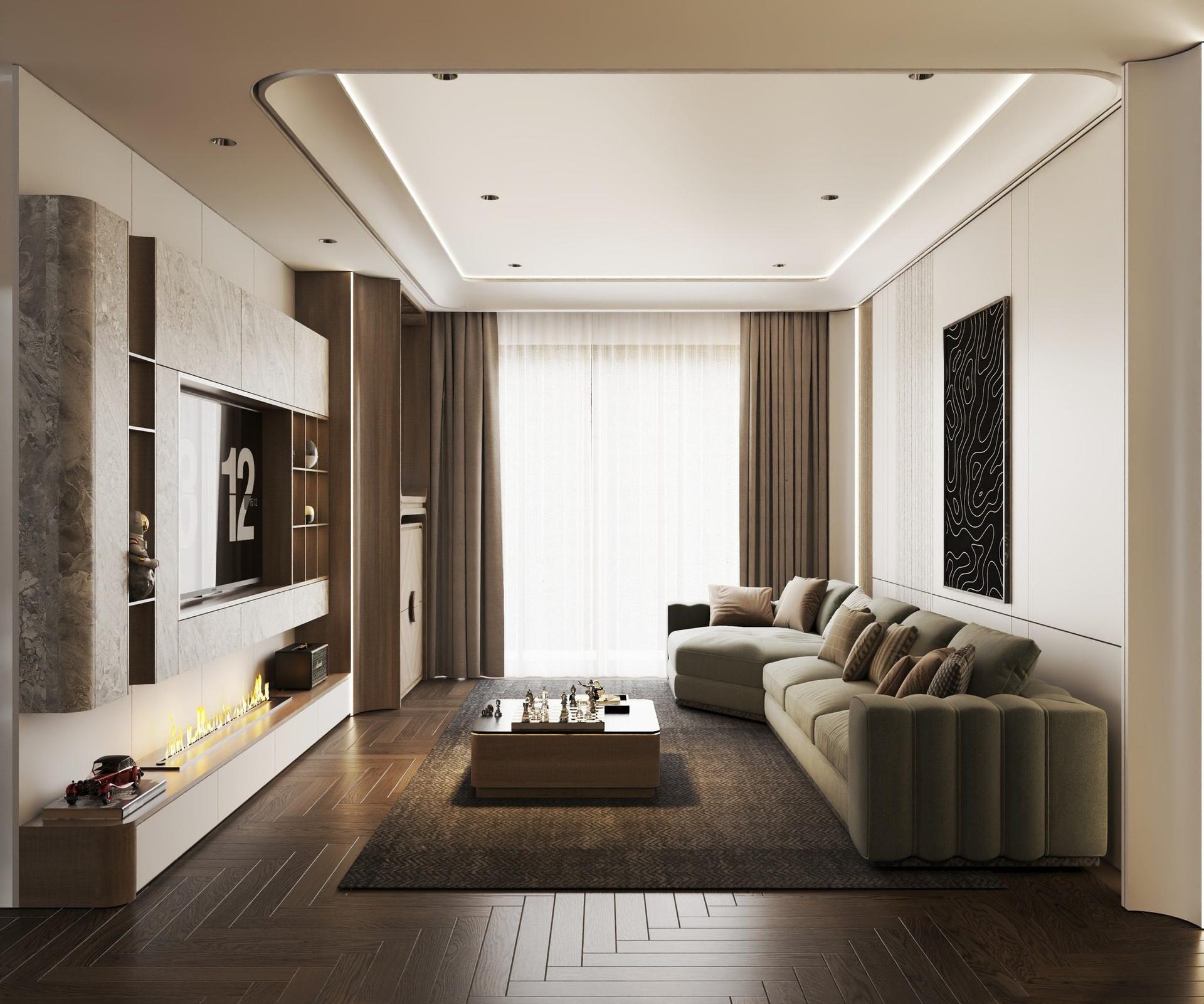 Living Room – Kitchen Interior