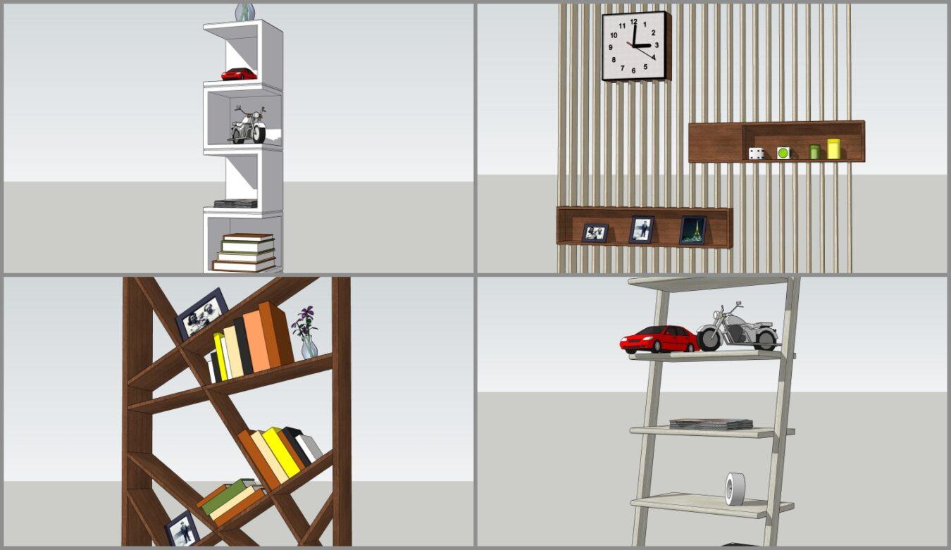 Combo Decorate Bookself