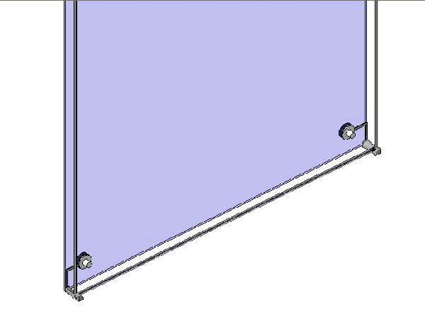 Curtain Wall Panel With Clamp