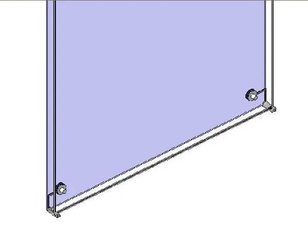 Curtain Wall Panel With Clamp