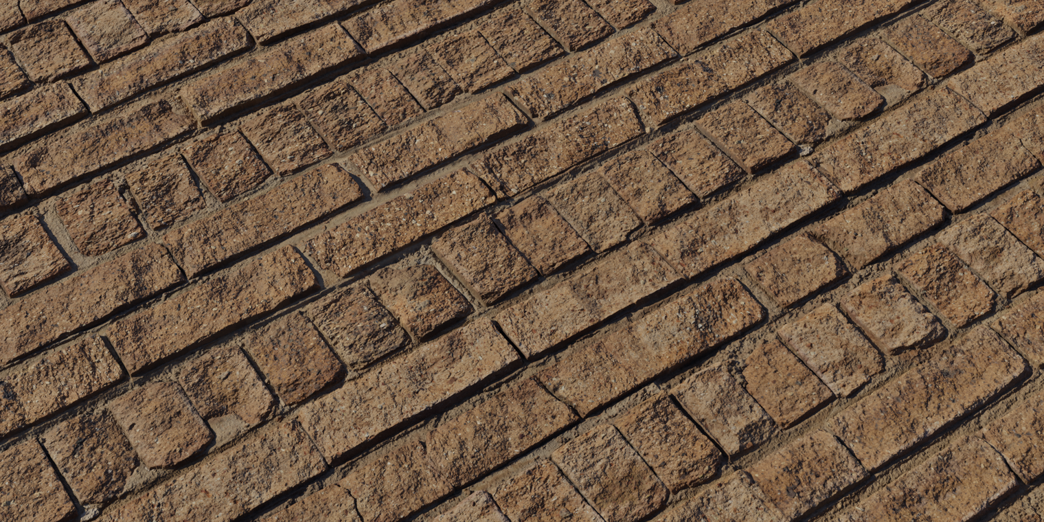 Patterned Brick Wall
