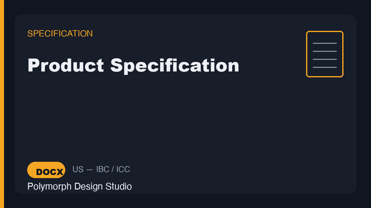 Product Specification
