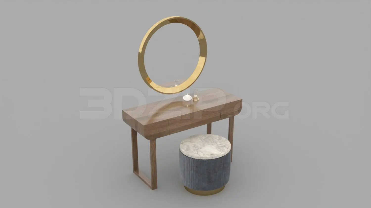 Dressing Table — preview 1, by Hoa Le Van (3dzip, CC0)