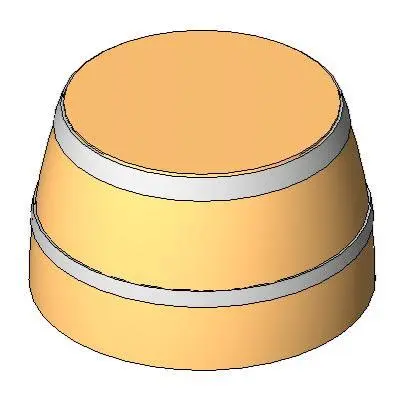 Half Wine Barrel
