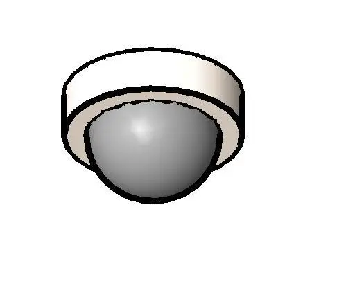 Security Camera - Dome — preview 1, by kcdyer13 (RevitCity, CC0)
