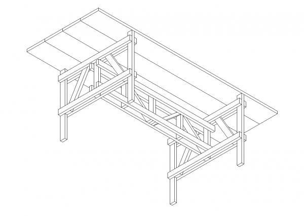 Enzo Mari Table Tavolo Rettangolare 1123 F