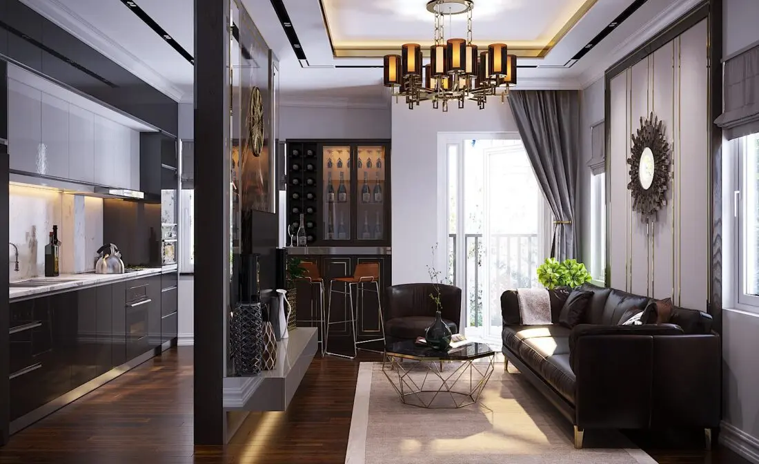 Interior Kitchen – Livingroom 277 Scene
