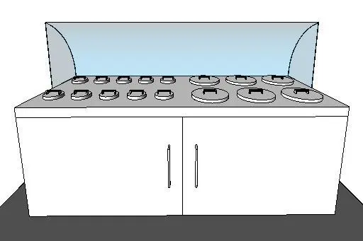 Steam Table-Circular Tops