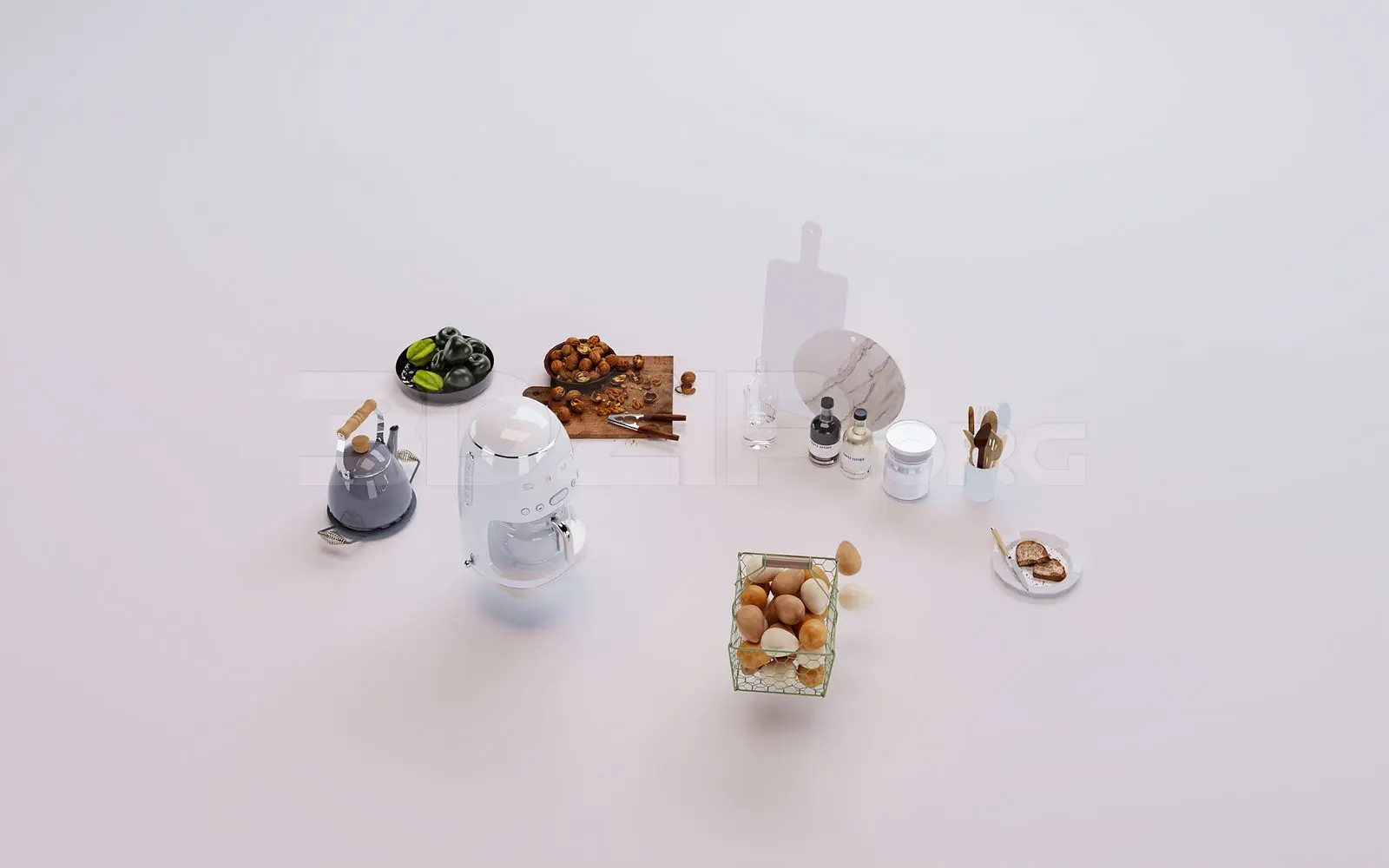 Tableware Kitchen — preview 1 (3dzip)