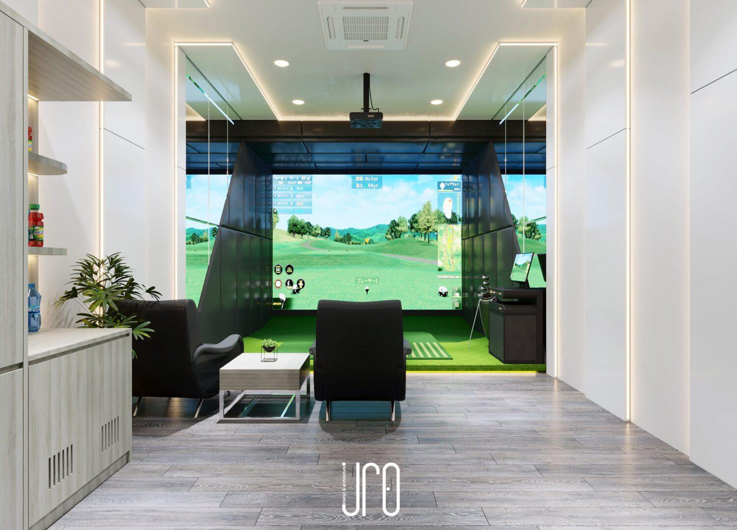 Interior Golf — preview 1, by Bi Dao (3dzip)