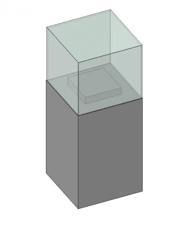 Museum display case — preview 1, by Estetix studio (RevitCity, CC0)