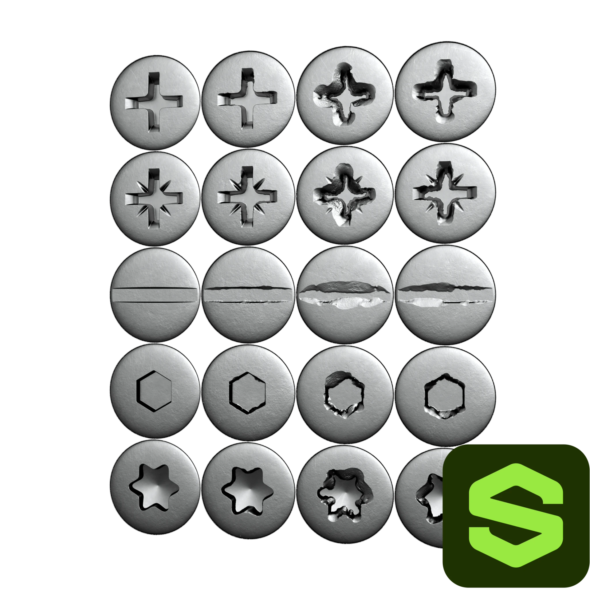 Screw Substance 001