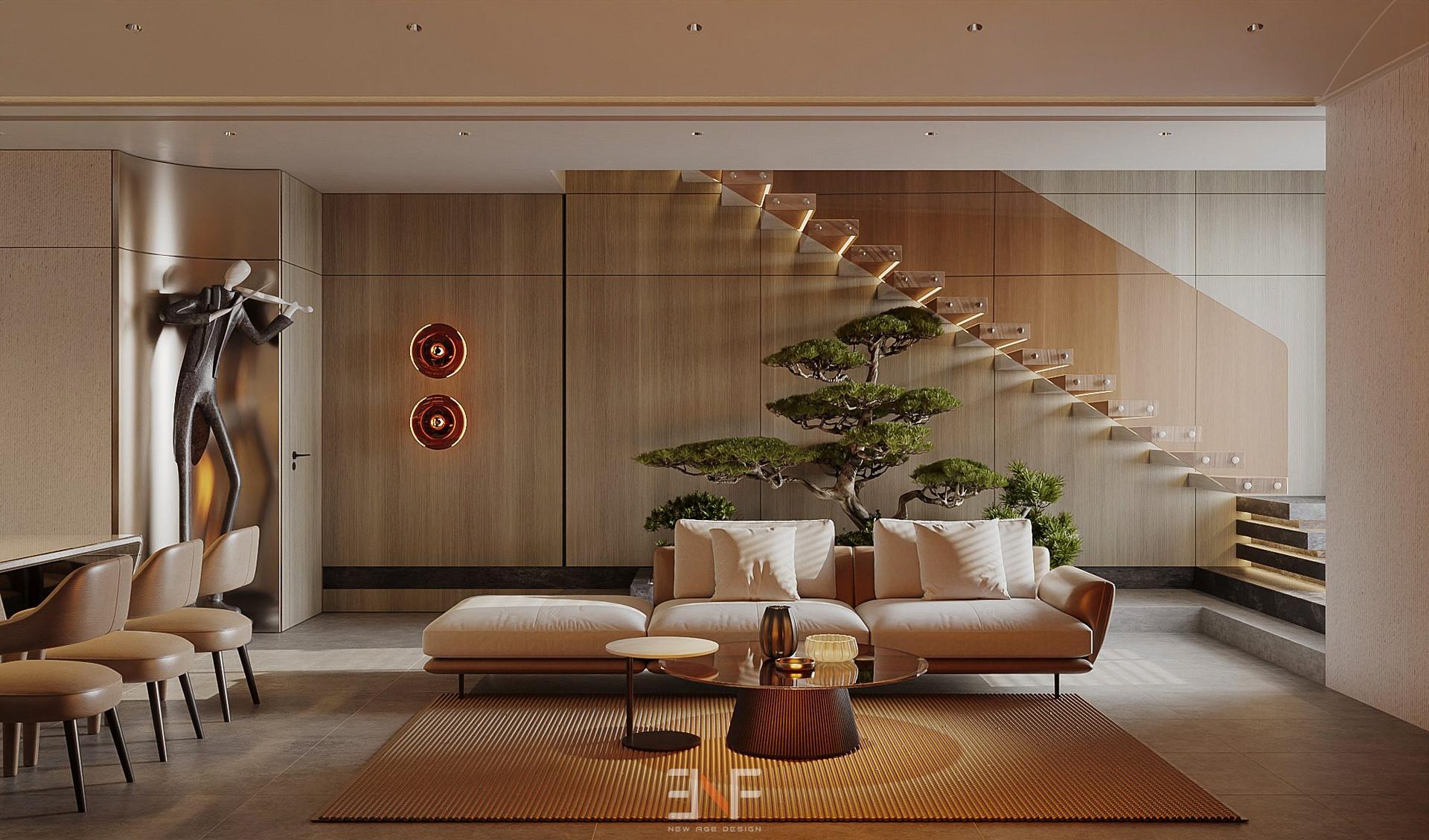 Living Room – Kitchen Interior