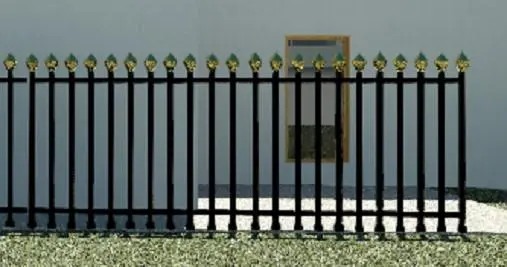 Flame toppers fence posts